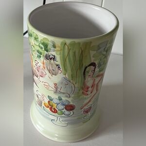 Raoul Dufy Ceramic Vase 8" H x 5" W made in Deruta Italy